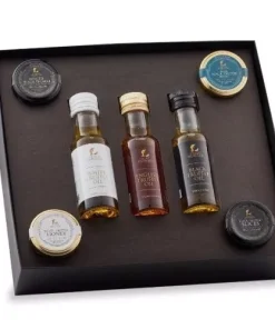 Comprar cesta regalo completa con aceite de trufa y jamón