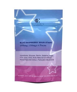 Euphoria – Blue Raspberry Sour Stars 1000mg