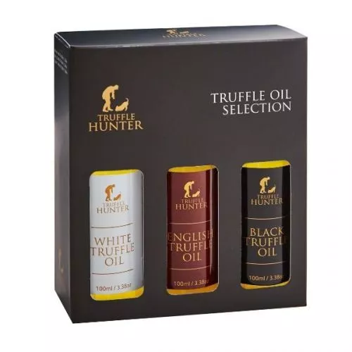 Black, White & English Truffle Oil Set (3 x 100ml) - Marinading & Seasoning Truffle Oil Set (3 x 100ml)