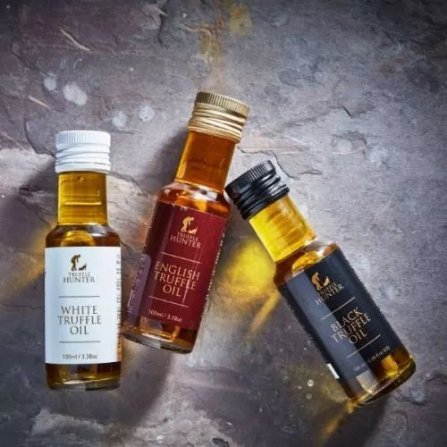 Black, White & English Truffle Oil Set (3 x 100ml) - Marinading & Seasoning Truffle Oil Set (3 x 100ml)