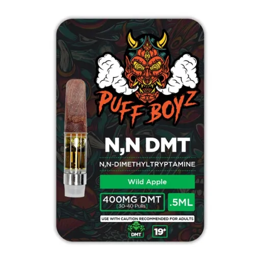 Comprar cartucho Puff Boyz NN DMT 0,5 ml (400 mg) - Manzana silvestre Comprar cartucho Puff Boyz NN DMT 0,5 ml (400 mg) - Manzana silvestre